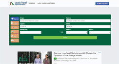 Desktop Screenshot of laudatravel.com